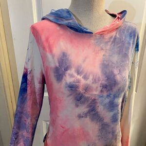 Tie Dye Hoodie by Derek Heart Sz M NWT